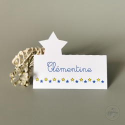 Marque-place plié