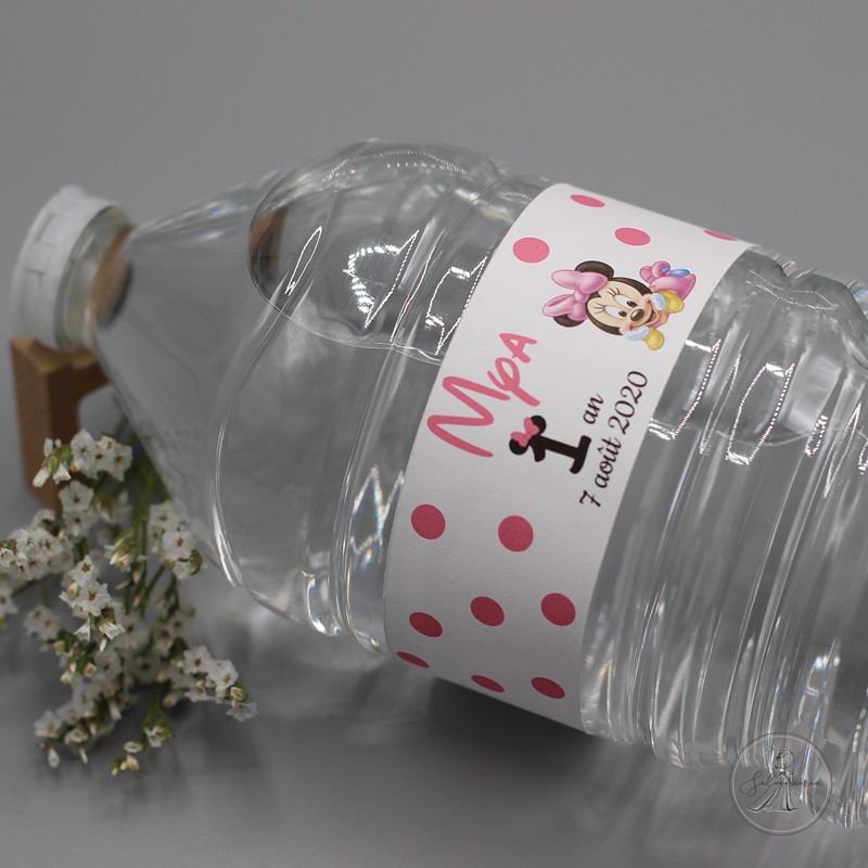 Bouteille d'Eau Personnalisées Mariage