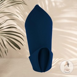 Serviette en tissu, bleu marine