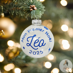 Boule Mon Premier Noël (7 cm)...