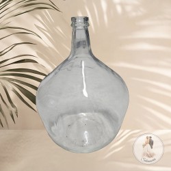 Dame Jeanne en verre (ht 44cm)