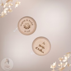 Yoyo en bois gravé personnalisé
